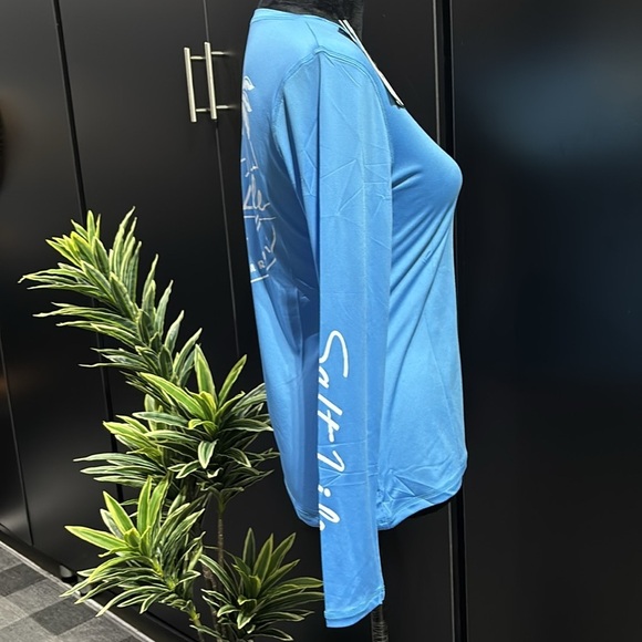 Salt Life SLX UVAPOR UV 30 sun protection long sleeve Performance TropX light - Picture 6 of 10